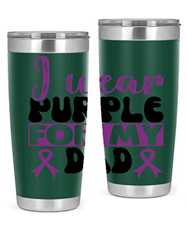 i were purole for my dad 176#- alzheimers- Tumbler