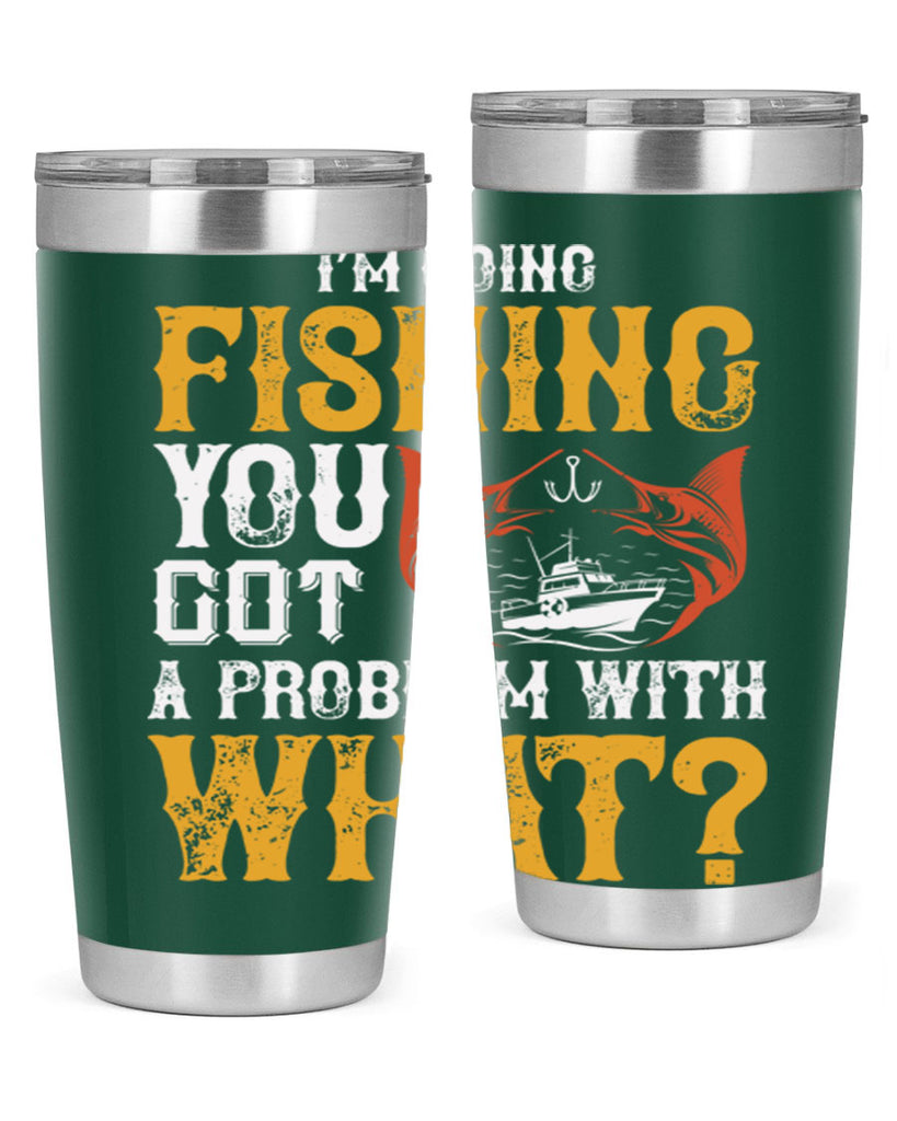 i’m going fishing 77#- fishing- Tumbler