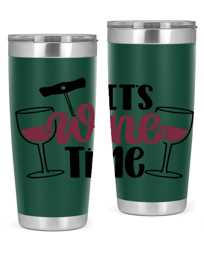 its wine time 46#- wine- Tumbler