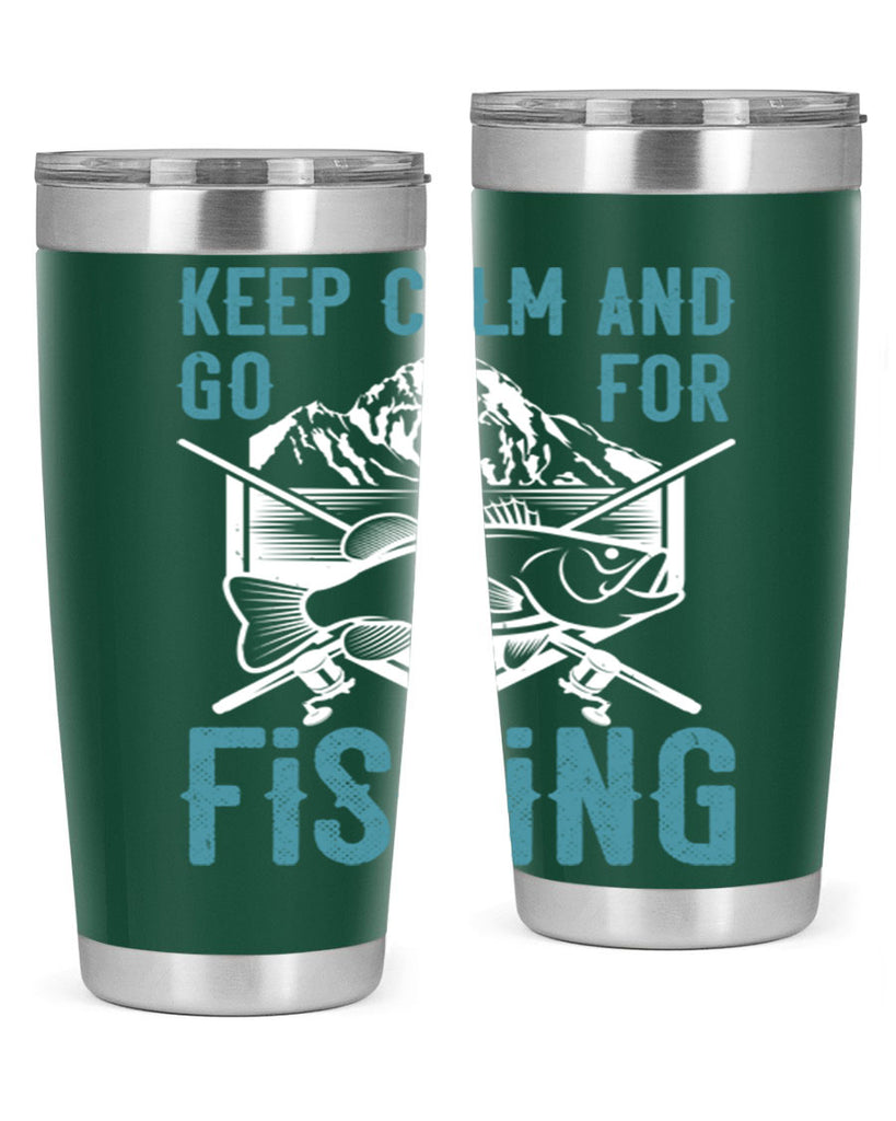 keep calm and go for fishing 247#- fishing- Tumbler