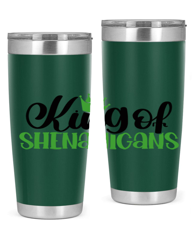 king Of Shenanigans Style 74#- St Patricks Day- Tumbler