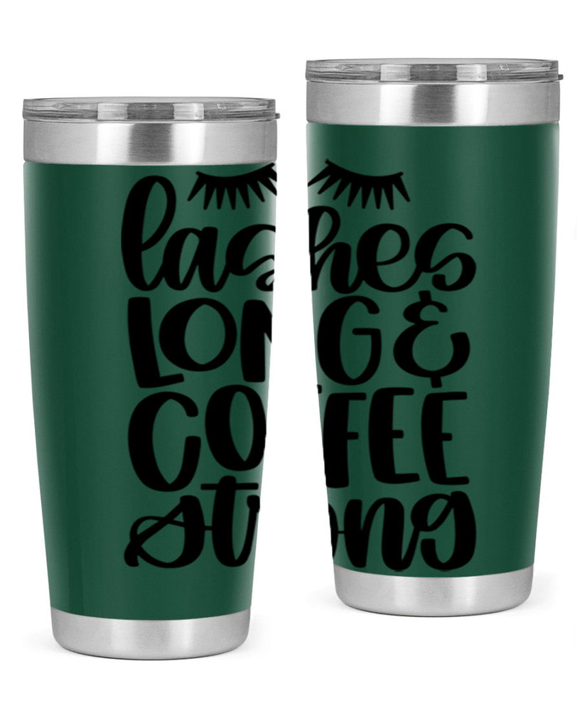 lashes long coffee strong 81#- coffee- Tumbler