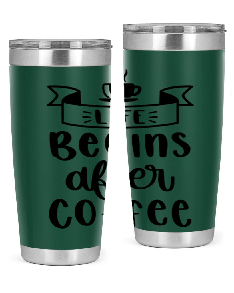 life begins after coffee 79#- coffee- Tumbler