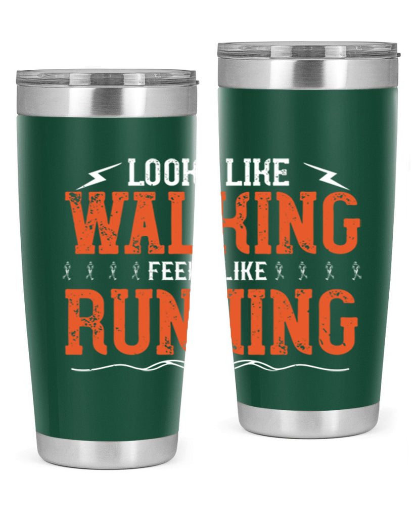 looks like walking feels like running 32#- running- Tumbler