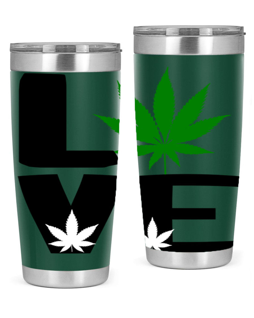 love cannabis 191#- marijuana- Tumbler