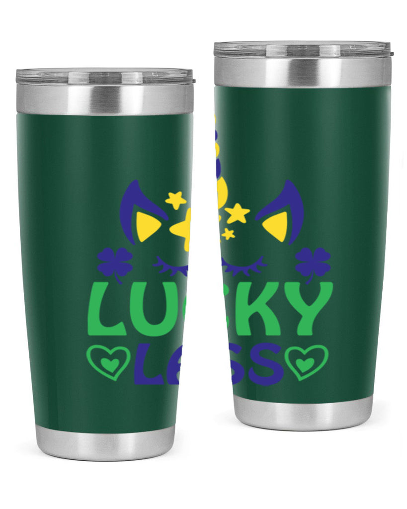 lucy lass 11#- mardi gras- Tumbler