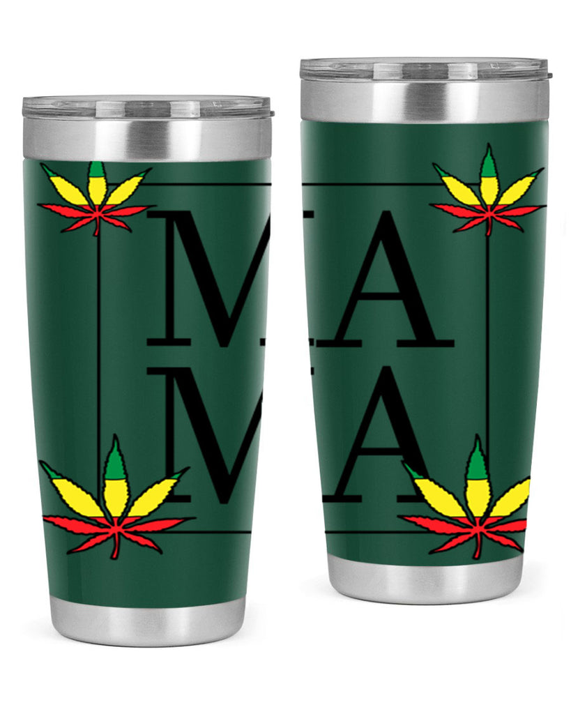 mama weed 197#- marijuana- Tumbler