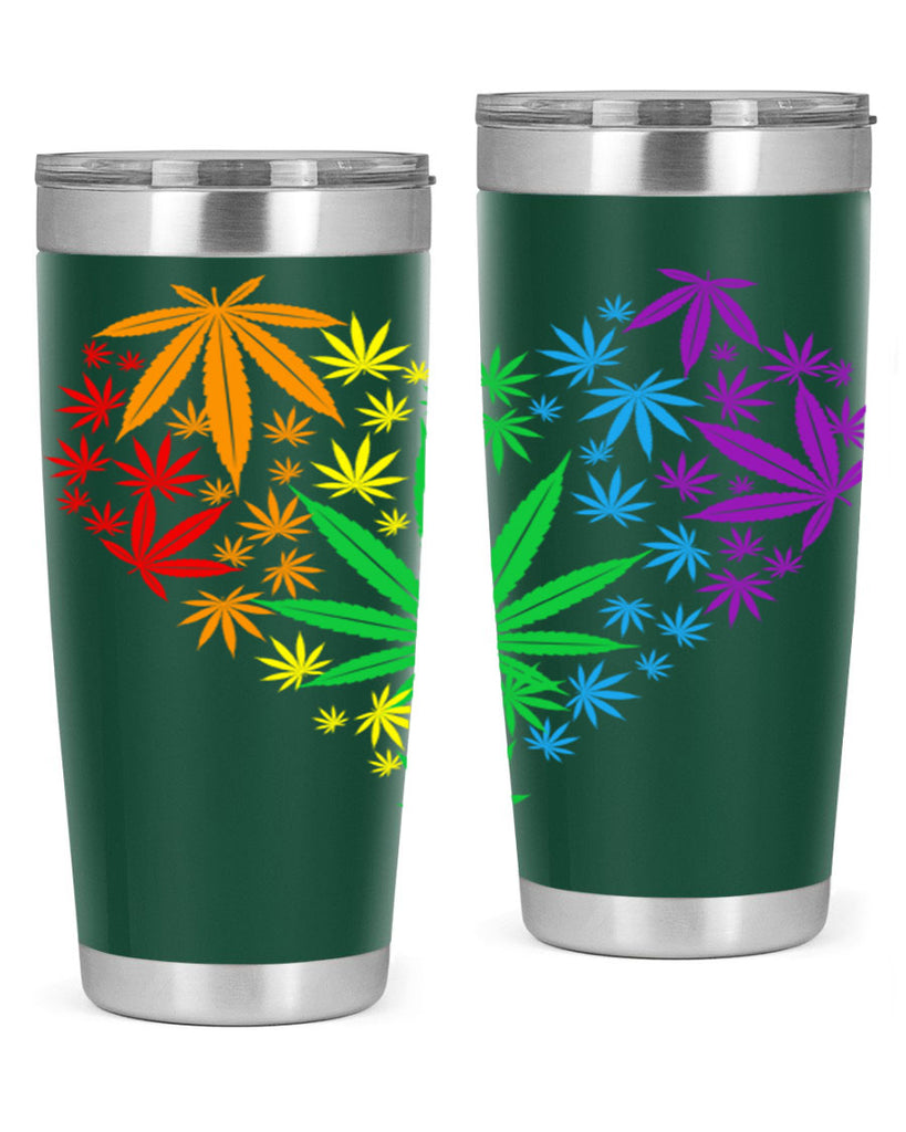 marijuana heart 200#- marijuana- Tumbler