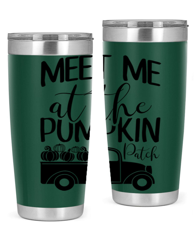 meet me at the pumpkin patch 424#- fall- Tumbler