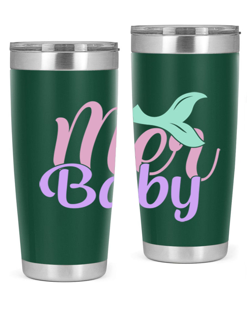 mer baby 3#- mermaid- Tumbler