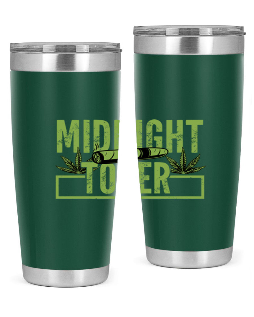 midnight toker 211#- marijuana- Tumbler