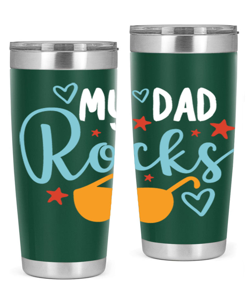 my dad rocks 83#- fathers day- Tumbler
