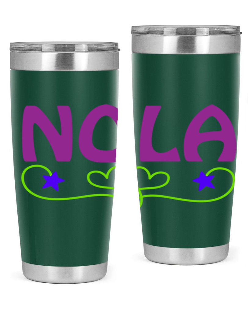 nola 5#- mardi gras- Tumbler