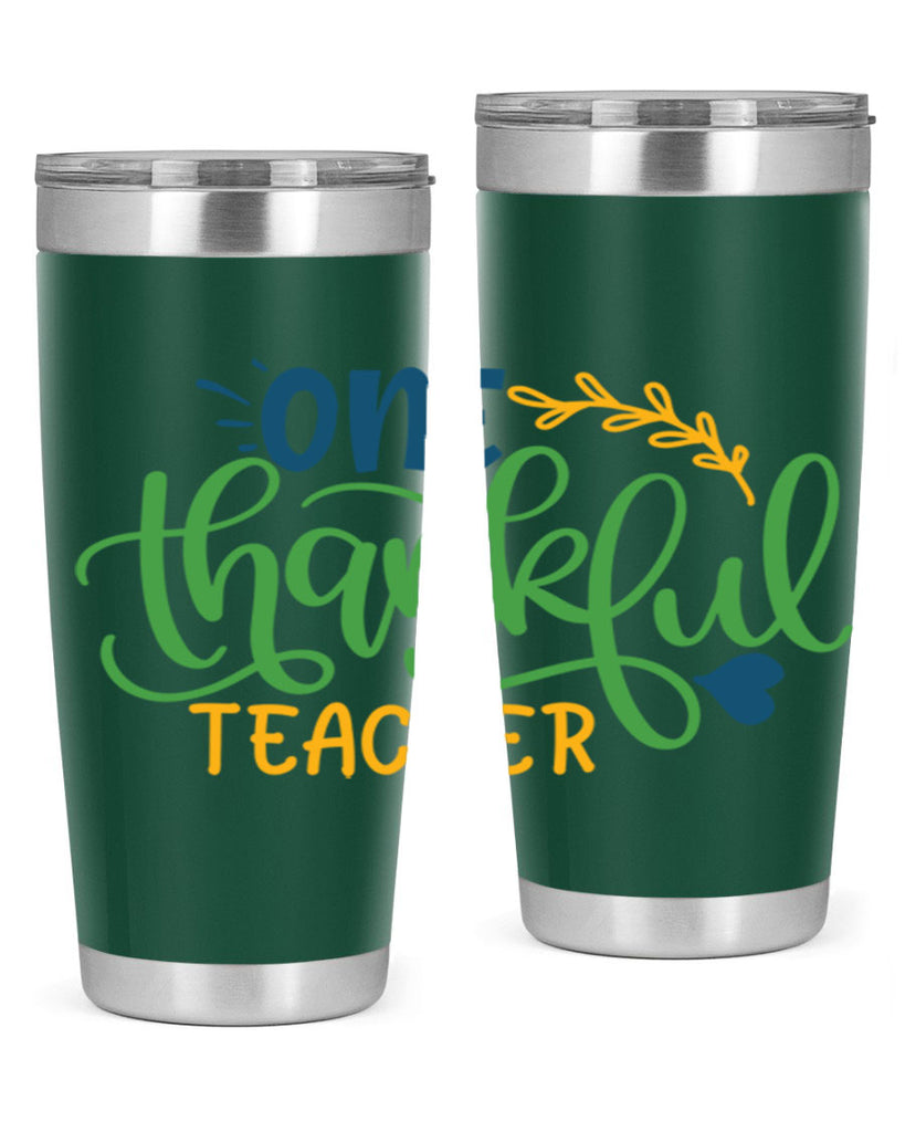 one thankful teacher Style 156#- teacher- tumbler