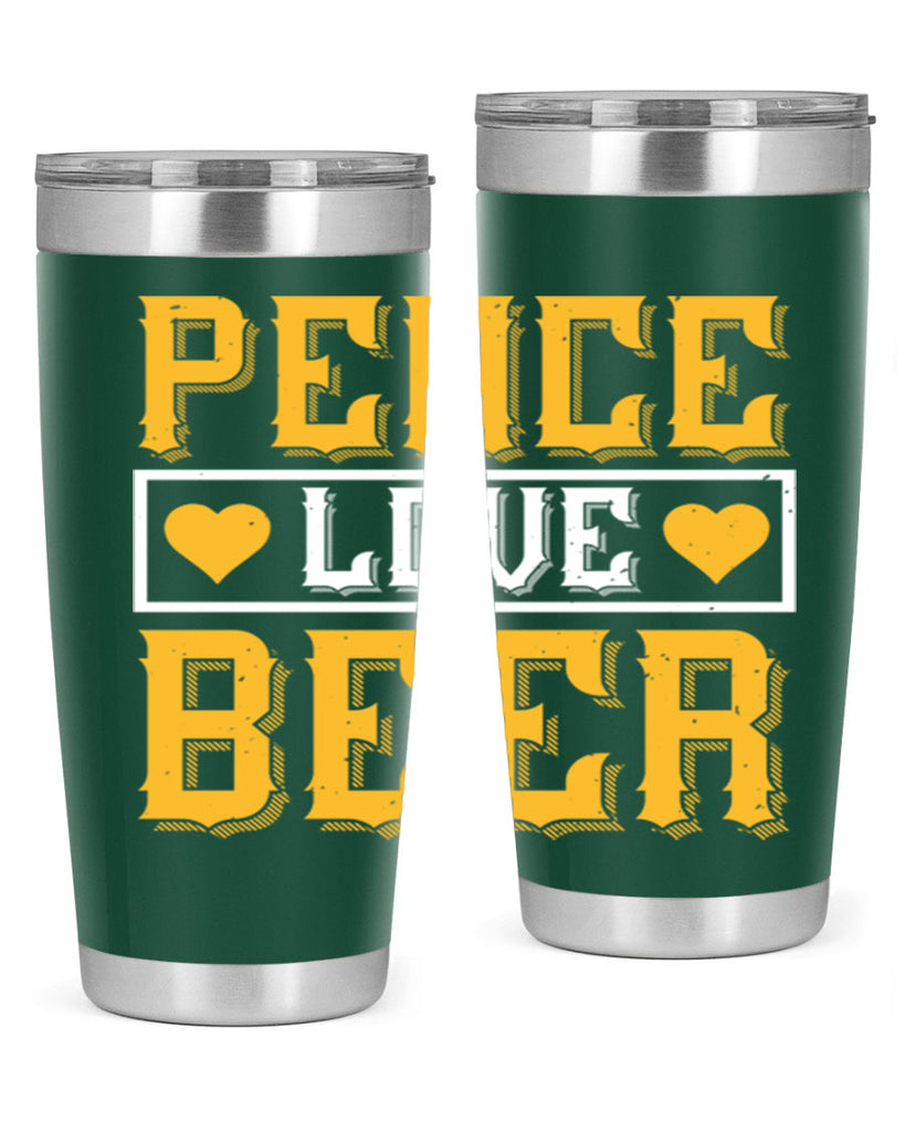 peace love beer 53#- beer- Tumbler