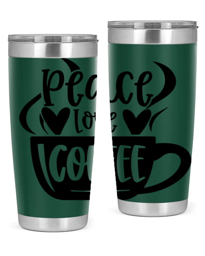 peace love coffee 48#- coffee- Tumbler