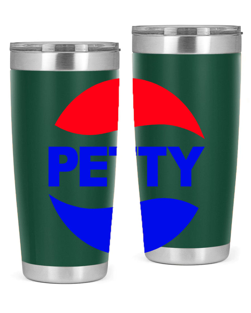 petty  pepsi 54#- black words phrases- Cotton Tank