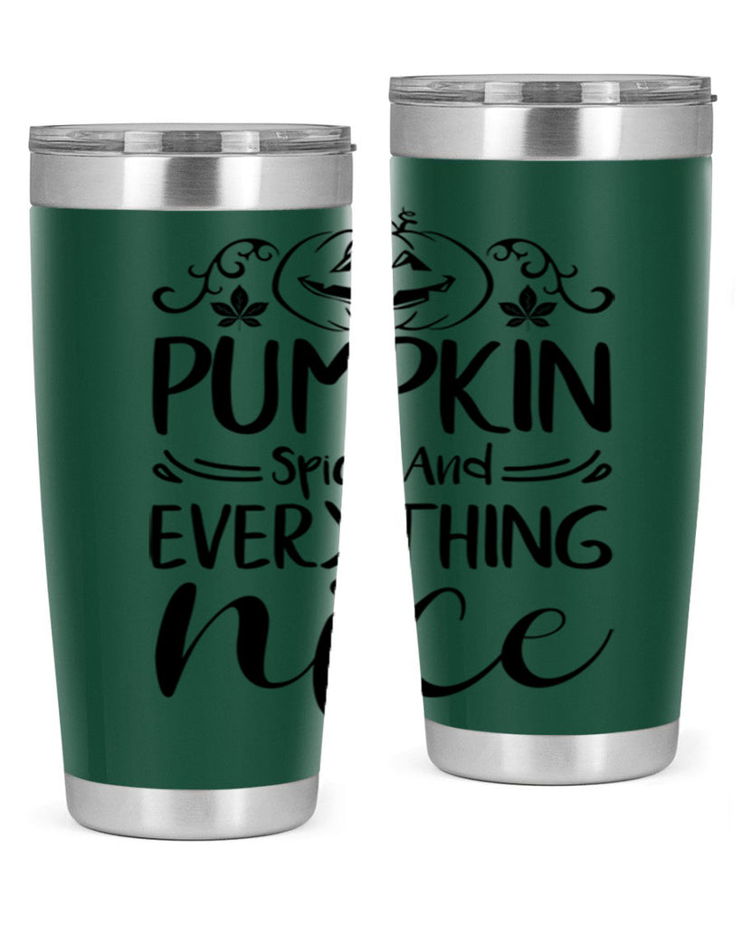 pumpkin spice and everything nice 542#- fall- Tumbler