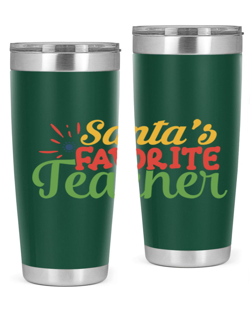 santas favorite teacher Style 152#- teacher- tumbler