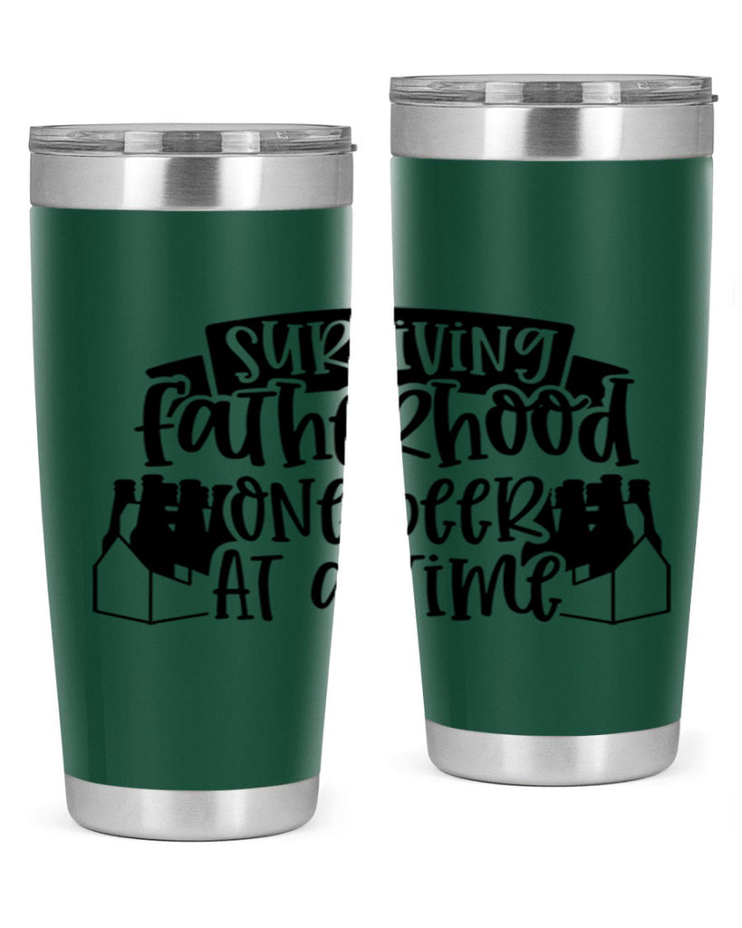 surviving fatherhood one beer at a time 19#- fathers day- Tumbler