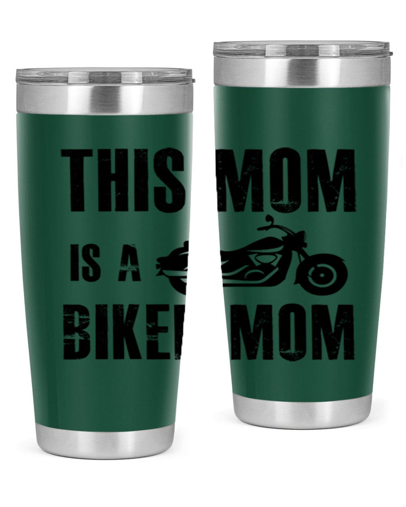 this mom is a biker mom 35#- mom- Tumbler