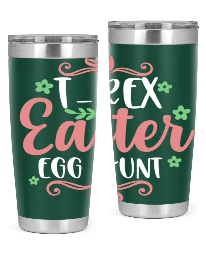 trex easter egg hunt 6#- easter- Tumbler