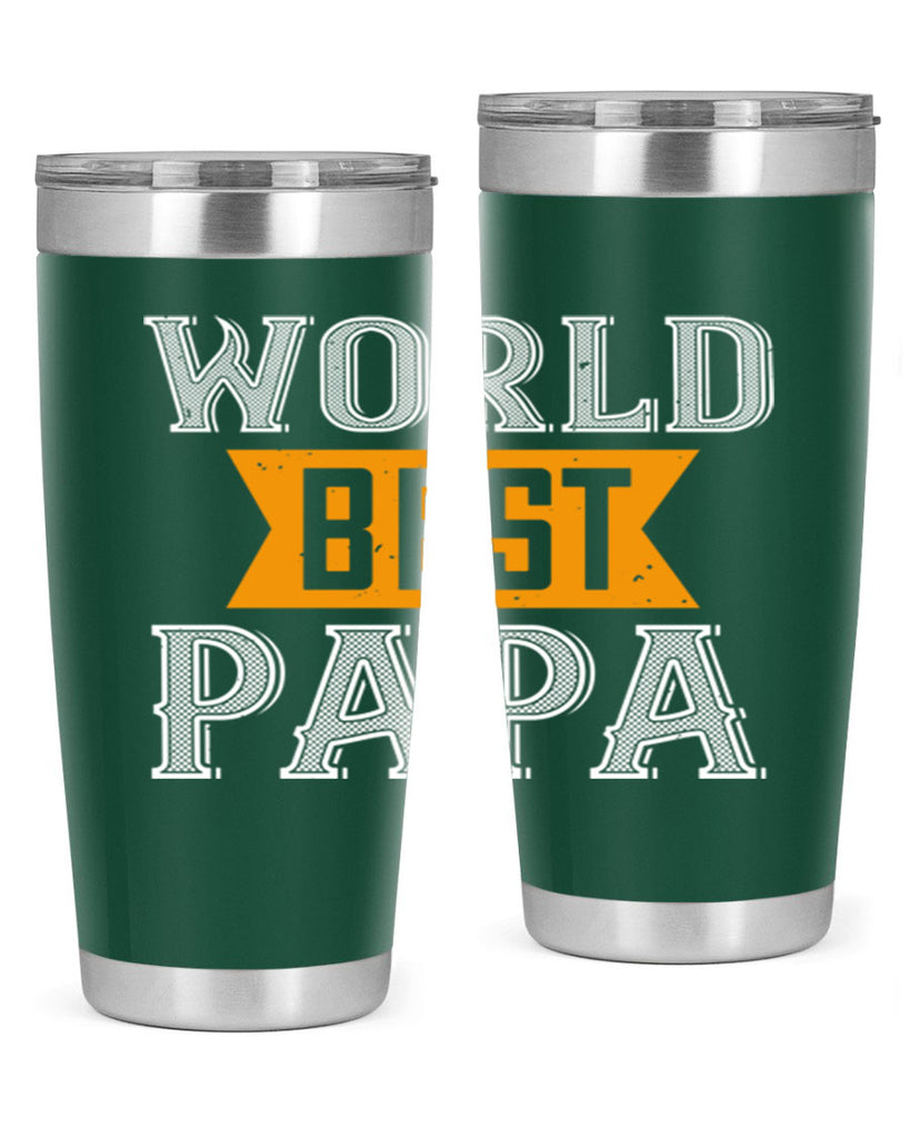 world best papa 1#- grandpa - papa- Tumbler