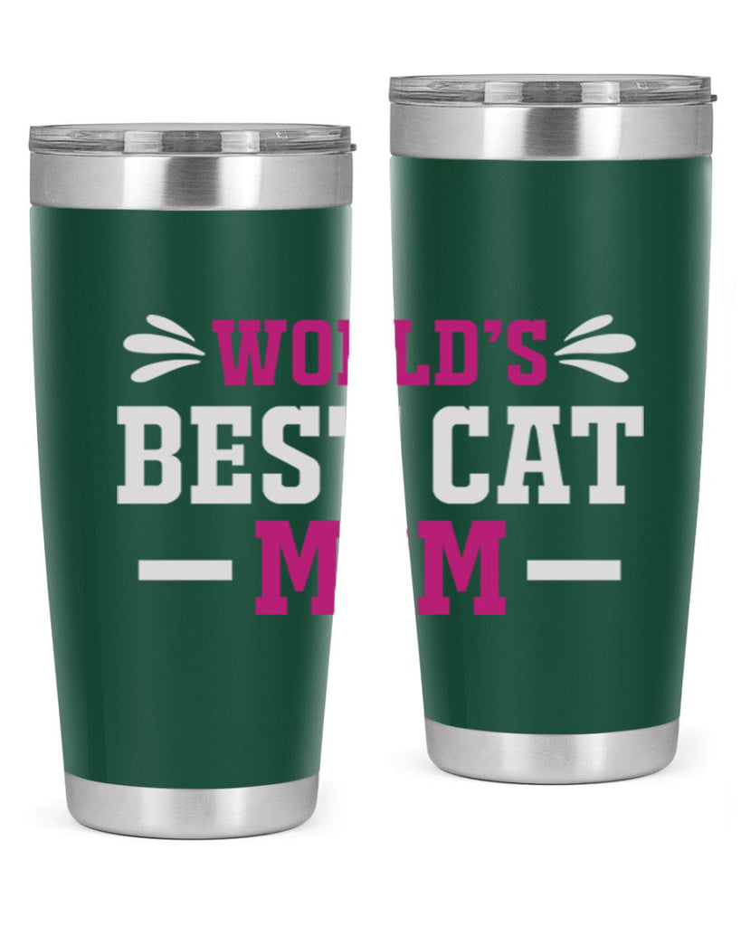 world’s best cat mom 17#- mom- Tumbler