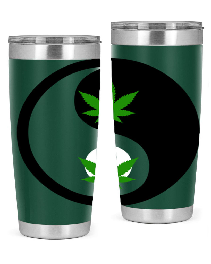 yin and yang weed 311#- marijuana- Tumbler