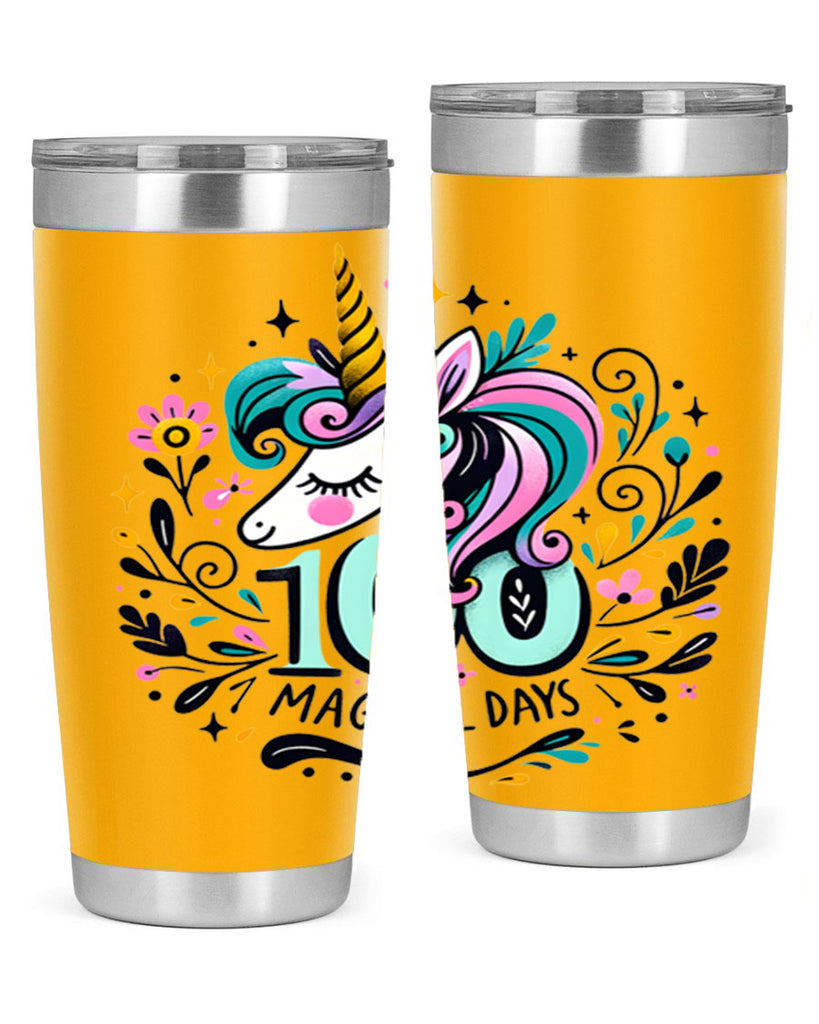 100 Day Magical Sublimation 27#- 100 days of school- Tumbler