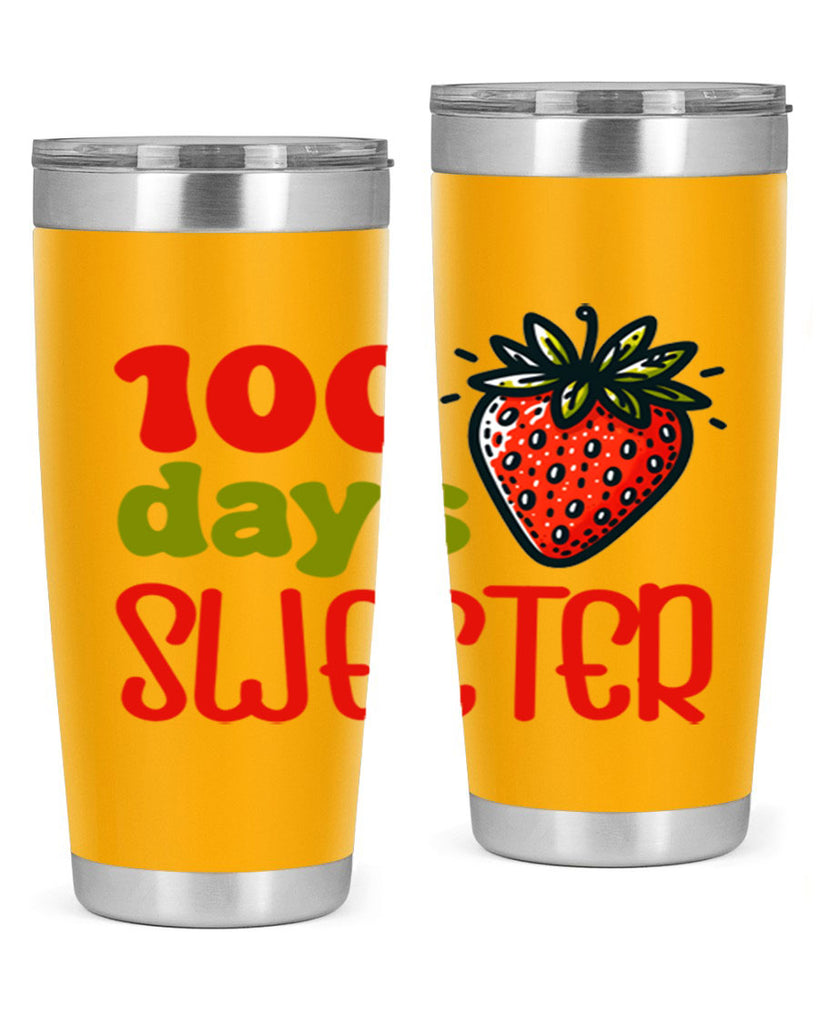 100 days sweeter Sublimation 34#- 100 days of school- Tumbler