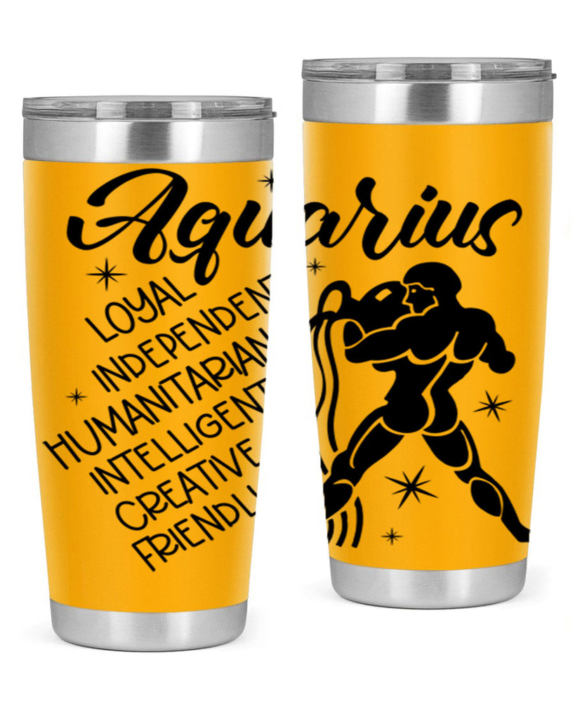 Aquarius 72#- zodiac- Tumbler