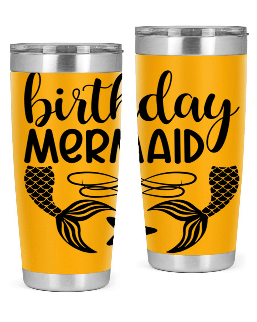 Birthday mermaid 76#- mermaid- Tumbler
