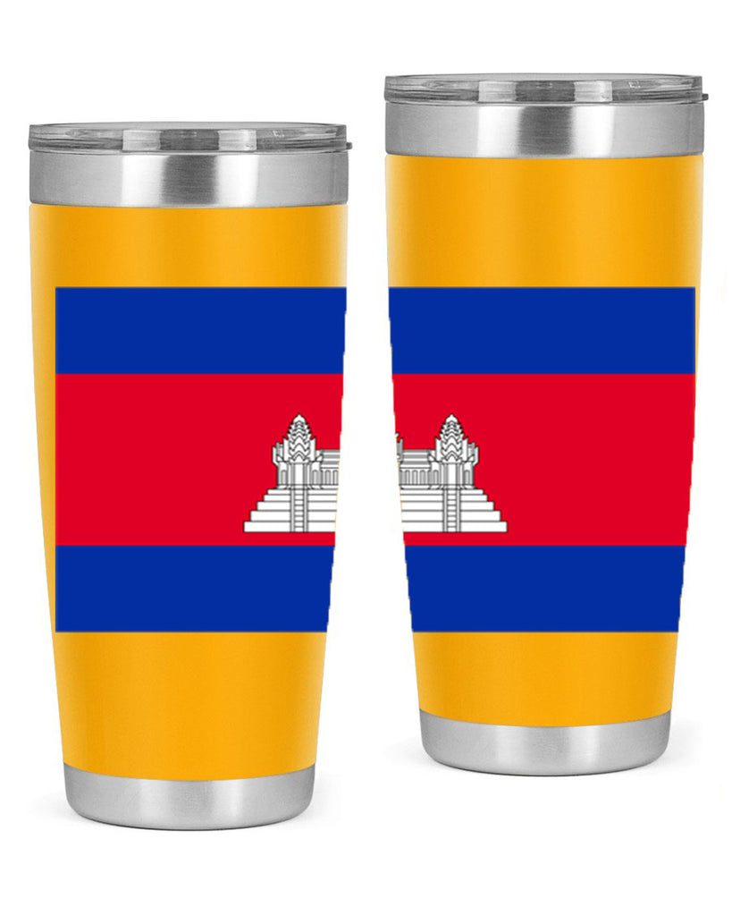 Cambodia 168#- world flags- Tumbler