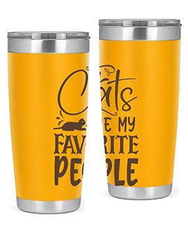 Cats Are My Favorite People Style 7#- cat- Tumbler