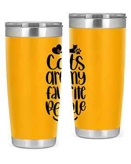 Cats Are My Favorite People Style 89#- cat- Tumbler