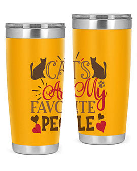 Cats Are My Favorite People Style 8#- cat- Tumbler
