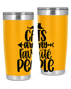 Cats Are My Favorite People Style 90#- cat- Tumbler