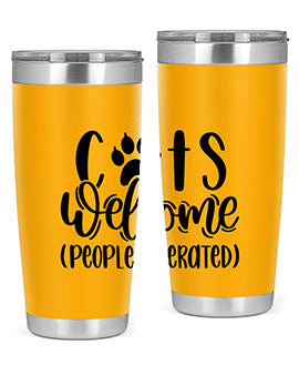 Cats Welcome Style 91#- cat- Tumbler