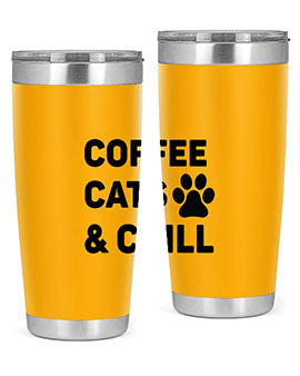 Coffee Cat Style 41#- cat- Tumbler