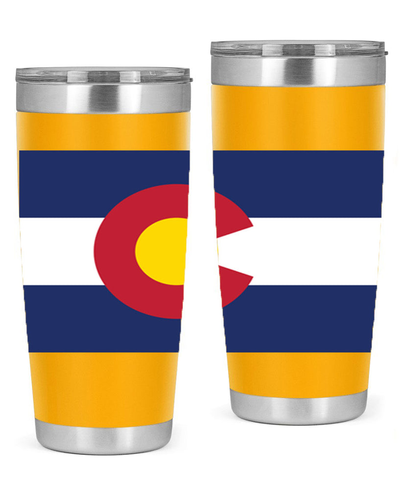 Colorado 46#- Us Flags- Tumbler