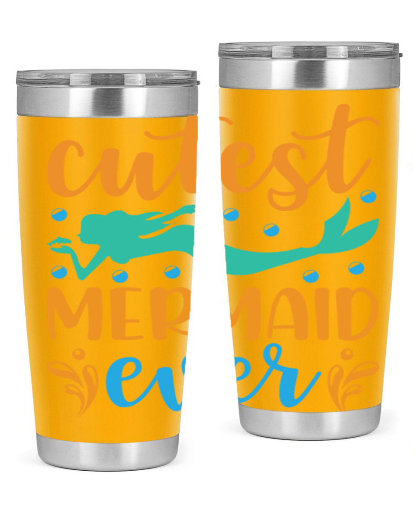 Cutest Mermaid Ever Design 102#- mermaid- Tumbler