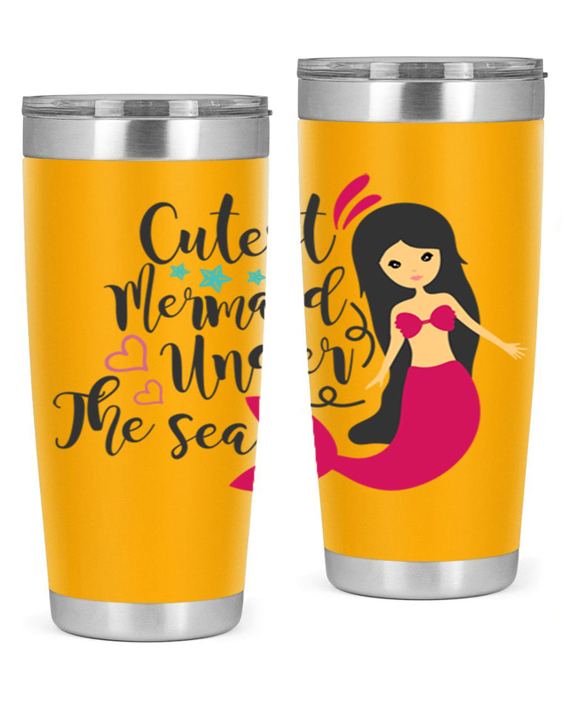 Cutest Mermaid under the sea 95#- mermaid- Tumbler