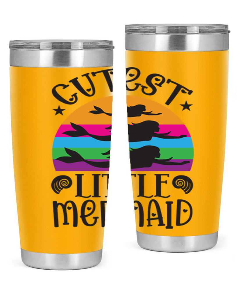 Cutest little mermaid 96#- mermaid- Tumbler