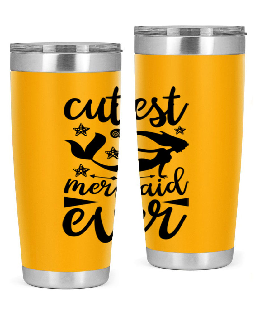 Cutest mermaid ever design 103#- mermaid- Tumbler