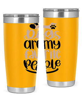 Dogs Are My Favorite People Style 23#- dog- Tumbler