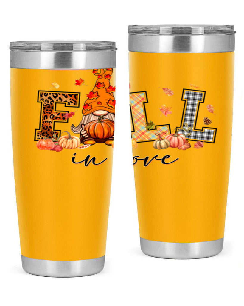 FALLinloveFallGnome 151#- fall- Tumbler