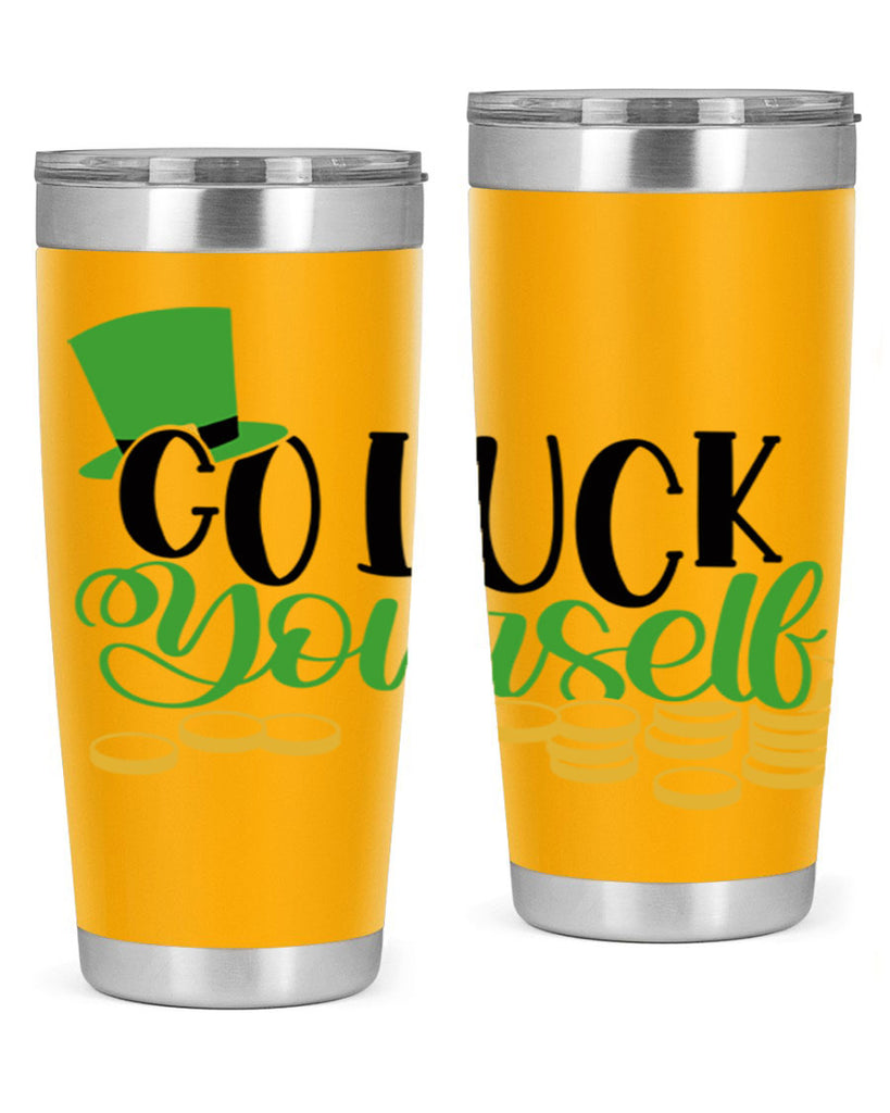 Go Lucky Yourself Style 98#- St Patricks Day- Tumbler