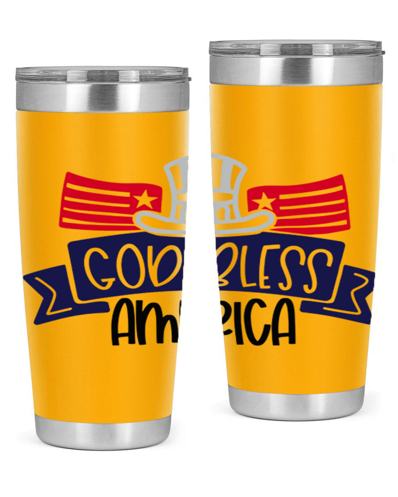 God Bless America Style 151#- Fourt Of July- Tumbler