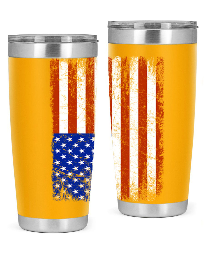 Grunge Flag 52#- Us Flags- Tumbler